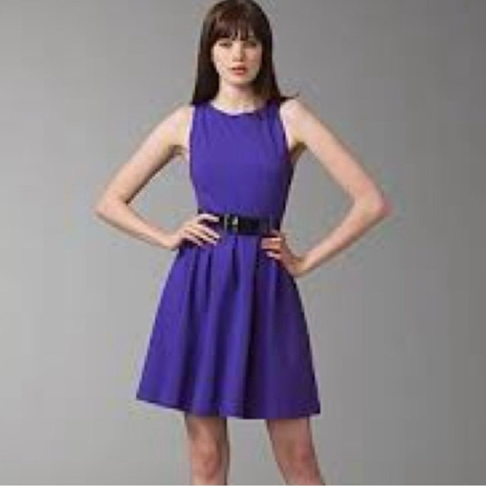 Theory Ardi Sleeveless Cobalt Blue Nylon Blend Stretch Women's Size 4